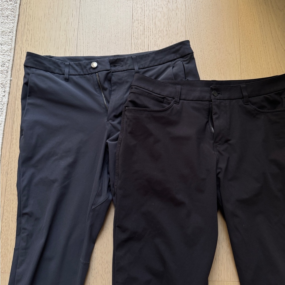 Lululemon Commission Dark Gray (33) and Black (32) Pants